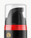 Cosmetic Bottle with Pump Mockup Cosmetic Bottle with Pump Mockup