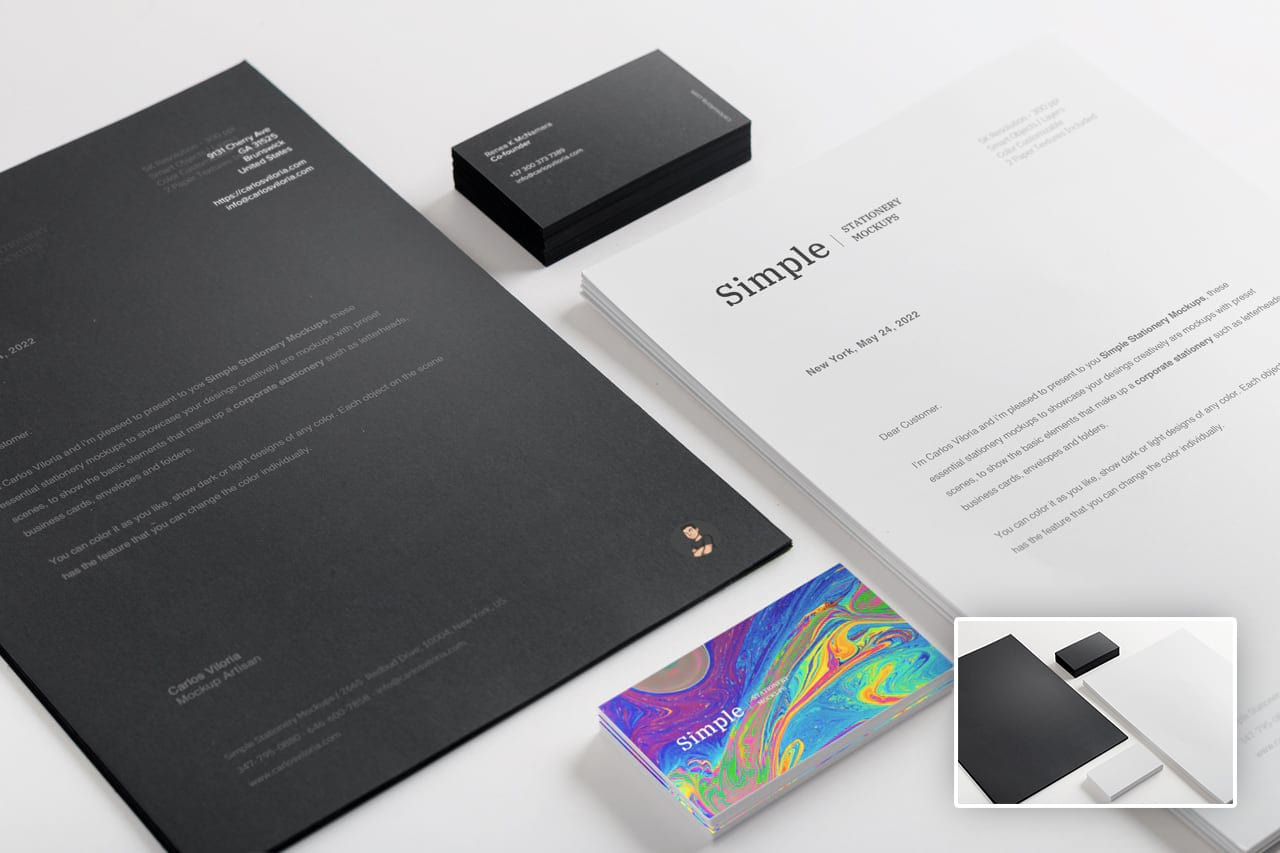 Stationery Mockups Bundle