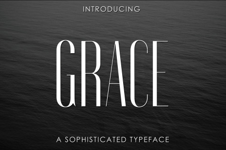 GRACE: A Sophisticated Typeface - Runway