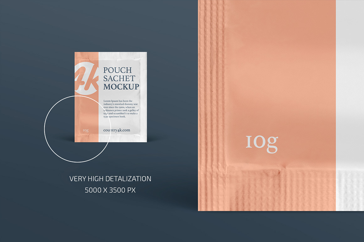 Pouch Sachet Mockup Set