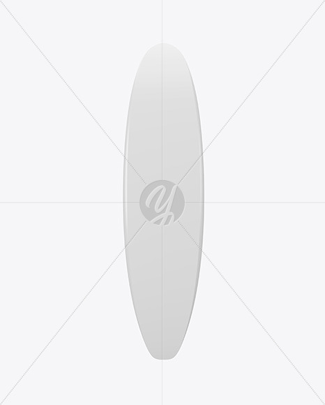 Surfboard Mockup - Back Side View