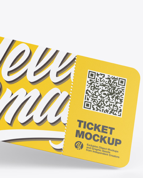 Ticket Mockup