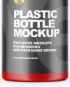 Matte Plastic Bottle Mockup