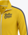 Men’s Long Sleeve Track Jacket Mockup