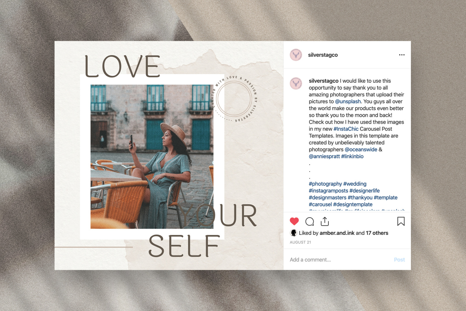 Elodie - 30 Canva Instagram Post Templates