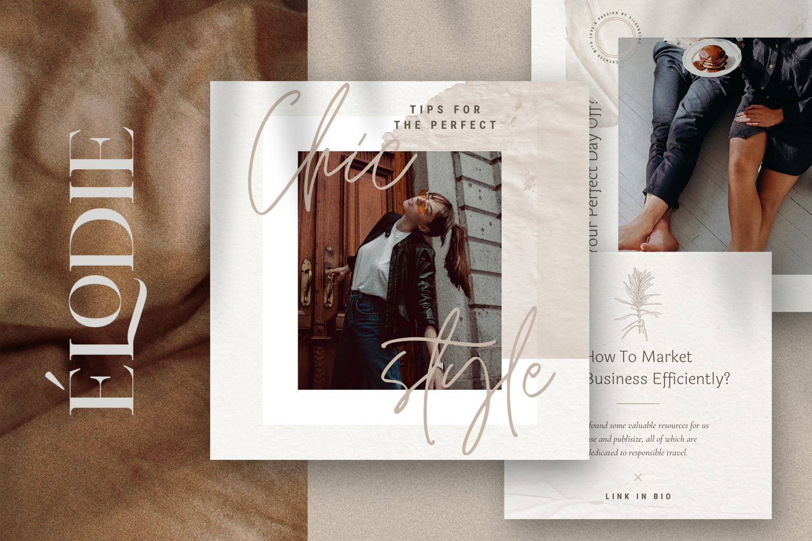 Elodie - 30 Canva Instagram Post Templates Elodie - 30 Canva Instagram Post Templates