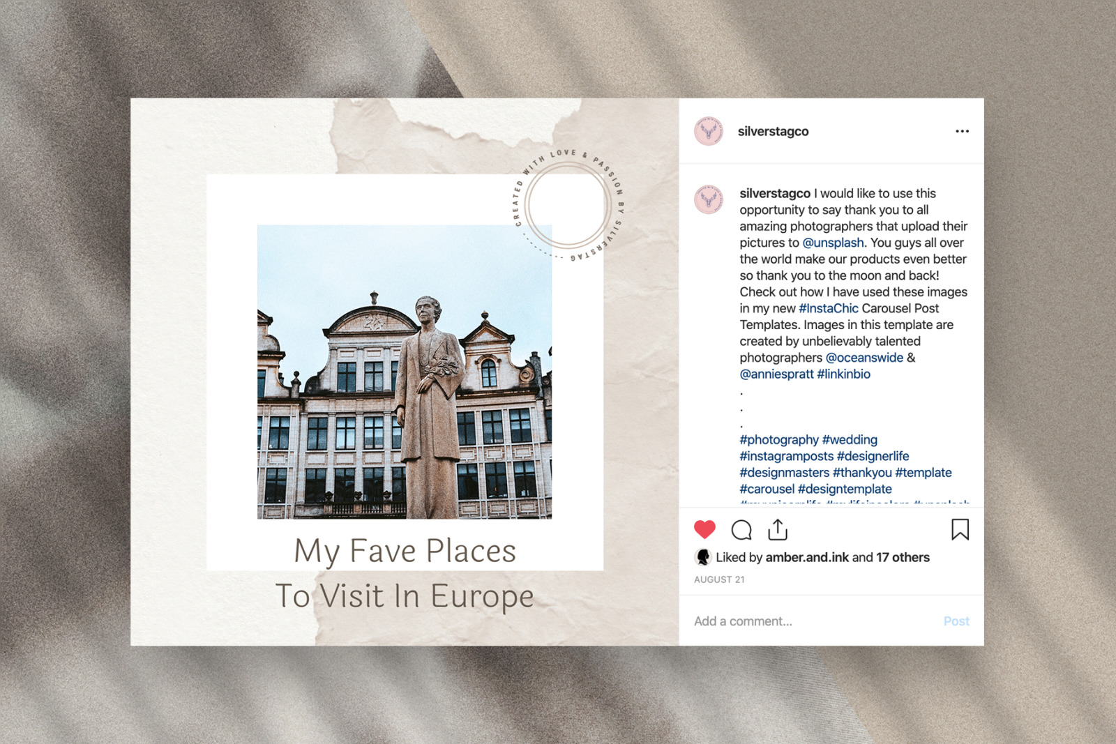 Elodie - 30 Canva Instagram Post Templates