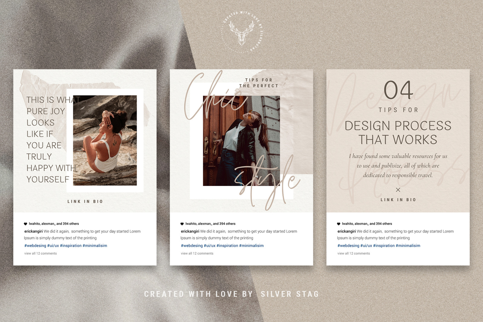 Elodie - 30 Canva Instagram Post Templates Elodie - 30 Canva Instagram Post Templates