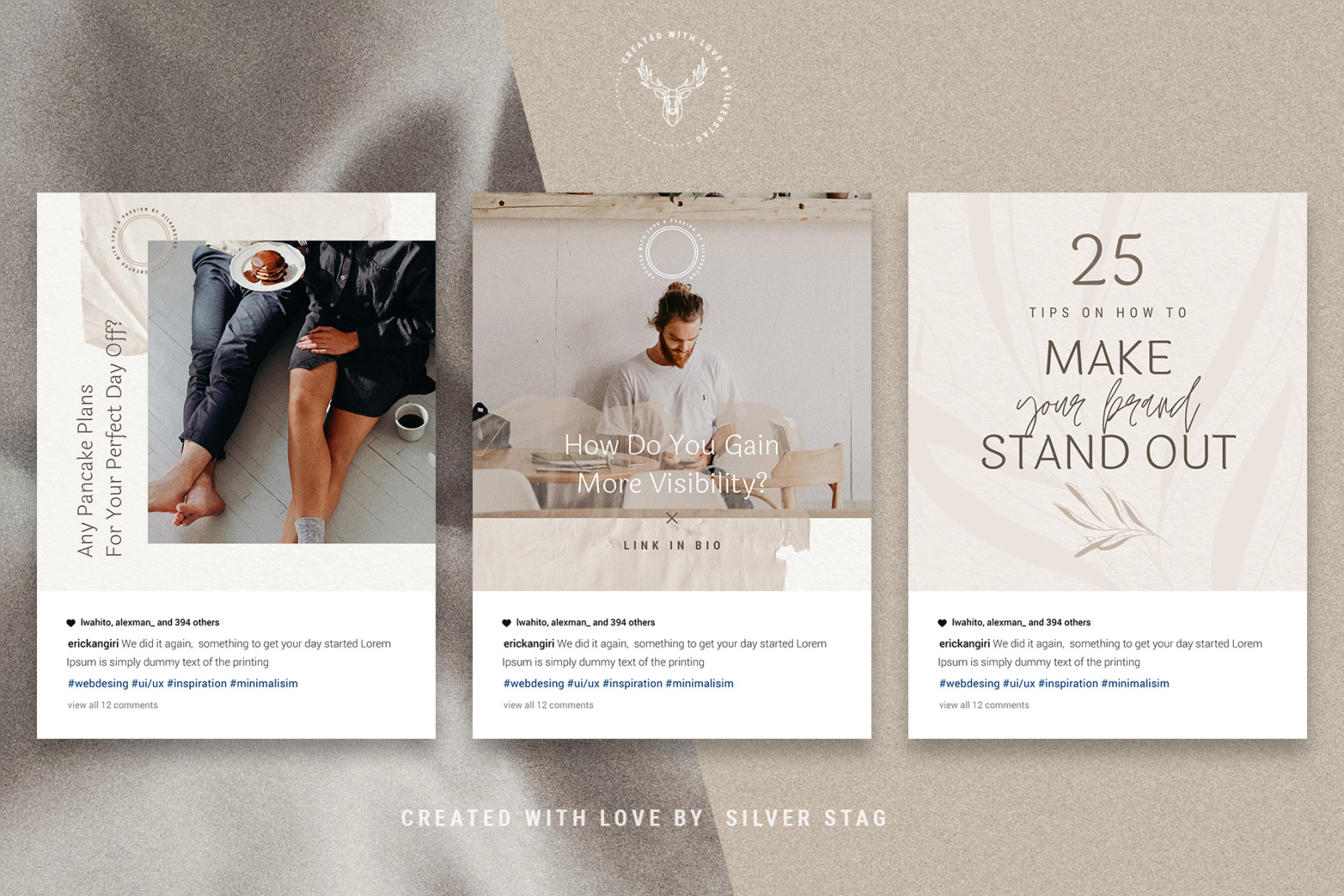 Elodie - 30 Canva Instagram Post Templates Elodie - 30 Canva Instagram Post Templates