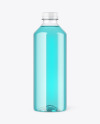 Clear PET Bottle With Soft Drink Mockup