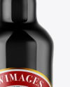 Amber Glass Dark Beer Bottle Mockup