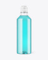 Clear PET Bottle With Soft Drink Mockup