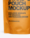 Matte Stand-up Pouch Mockup