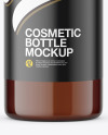 Amber Cosmetic Bottle Mockup Amber Cosmetic Bottle Mockup