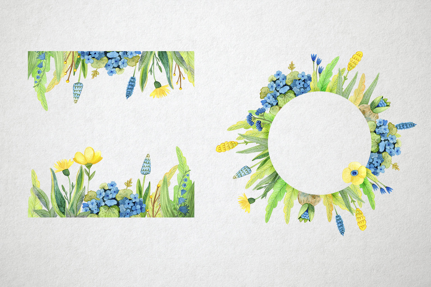 Watercolor Spring Set