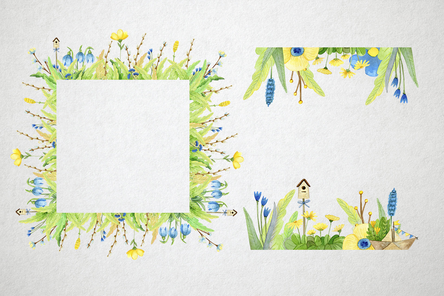 Watercolor Spring Set