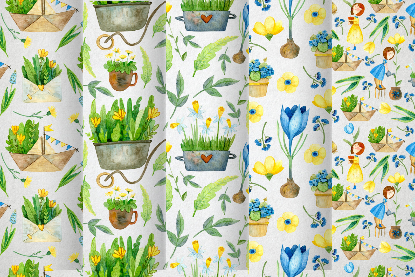 Watercolor Spring Set Watercolor Spring Set
