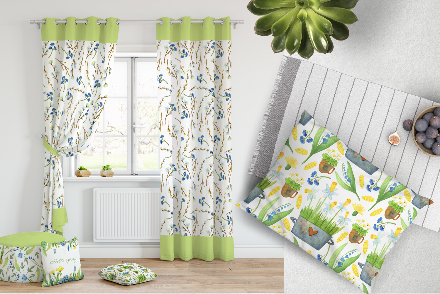 Watercolor Spring Set Watercolor Spring Set