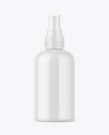 Matte Spray Bottle Mockup