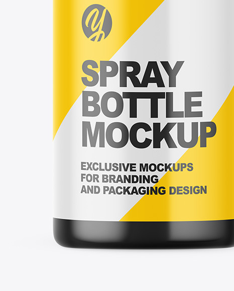 Matte Spray Bottle Mockup