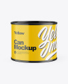 Glossy Can Mockup