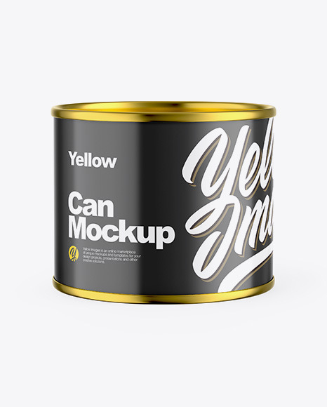 Glossy Can Mockup