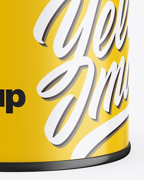 Glossy Can Mockup