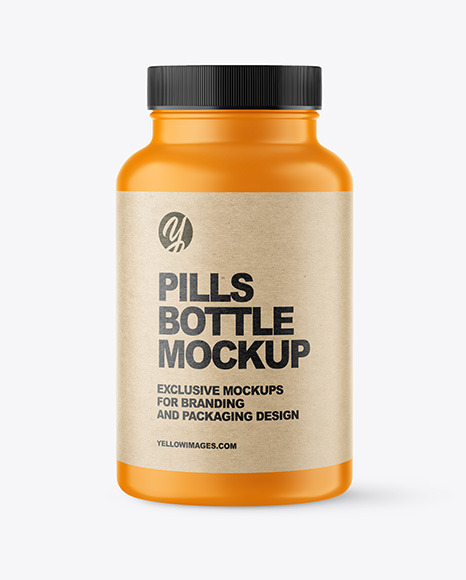 Matte Plastic Bottle Mockup Matte Plastic Bottle Mockup