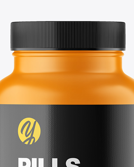Matte Plastic Bottle Mockup Matte Plastic Bottle Mockup