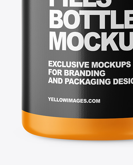Matte Plastic Bottle Mockup Matte Plastic Bottle Mockup