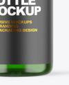 Green Glass Dropper Bottle Mockup