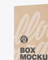 Kraft Box Mockup