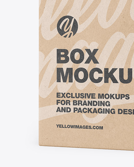 Kraft Box Mockup