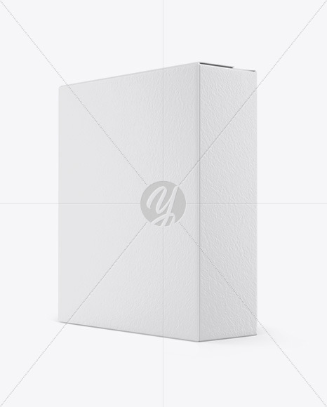 Textured Paper Box Mockup