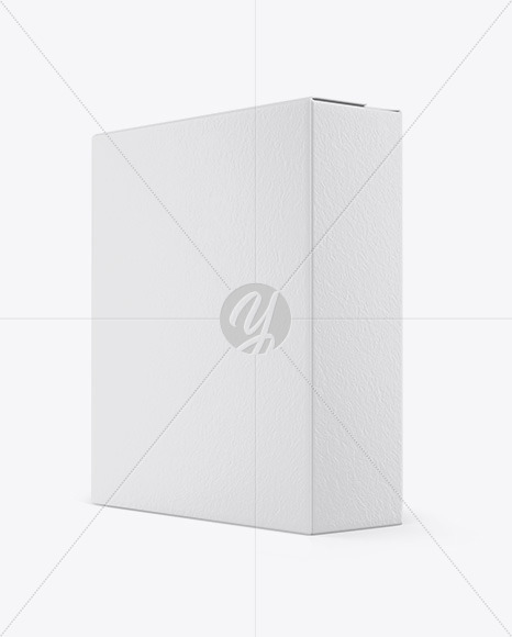 Textured Paper Box Mockup