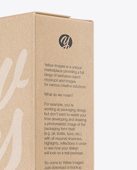 Kraft Box Mockup