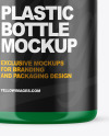 Glossy Plastic Bottle Mockup