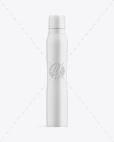 Matte Aerosol Spray Bottle Mockup