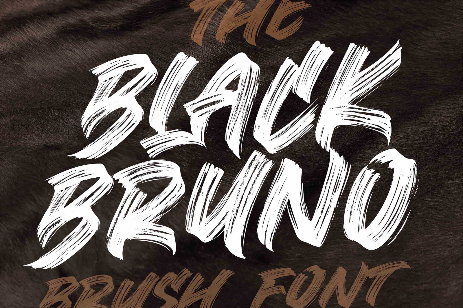 BLACK BRUNO // Bush Font