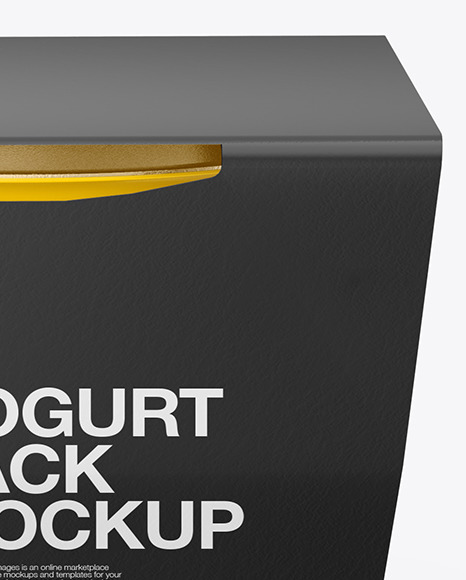 Yogurt 4 Pack Mockup