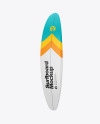 Surfboard Mockup - Back Right Side View