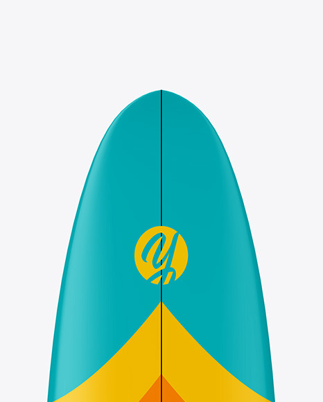 Surfboard Mockup - Front View