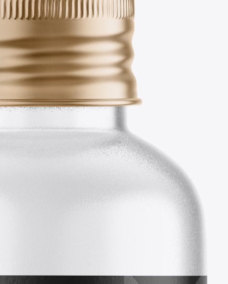 Clear Glass Bottle Mockup