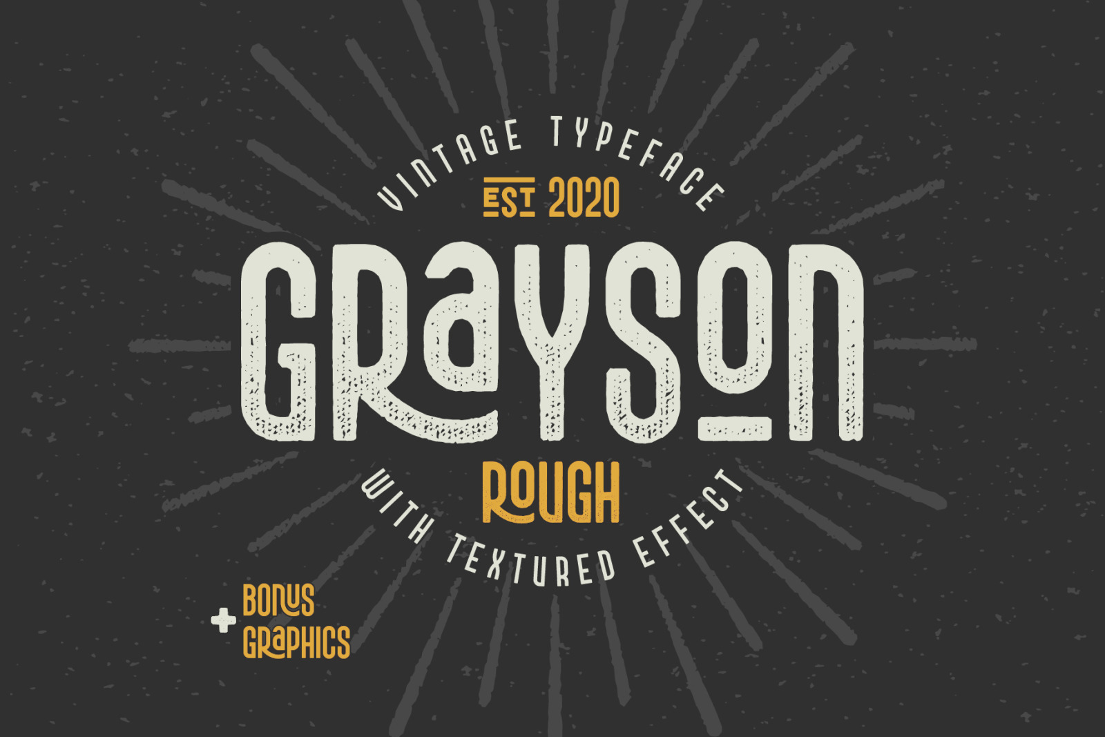 Grayson Rough font and Graphics Grayson Rough font and Graphics