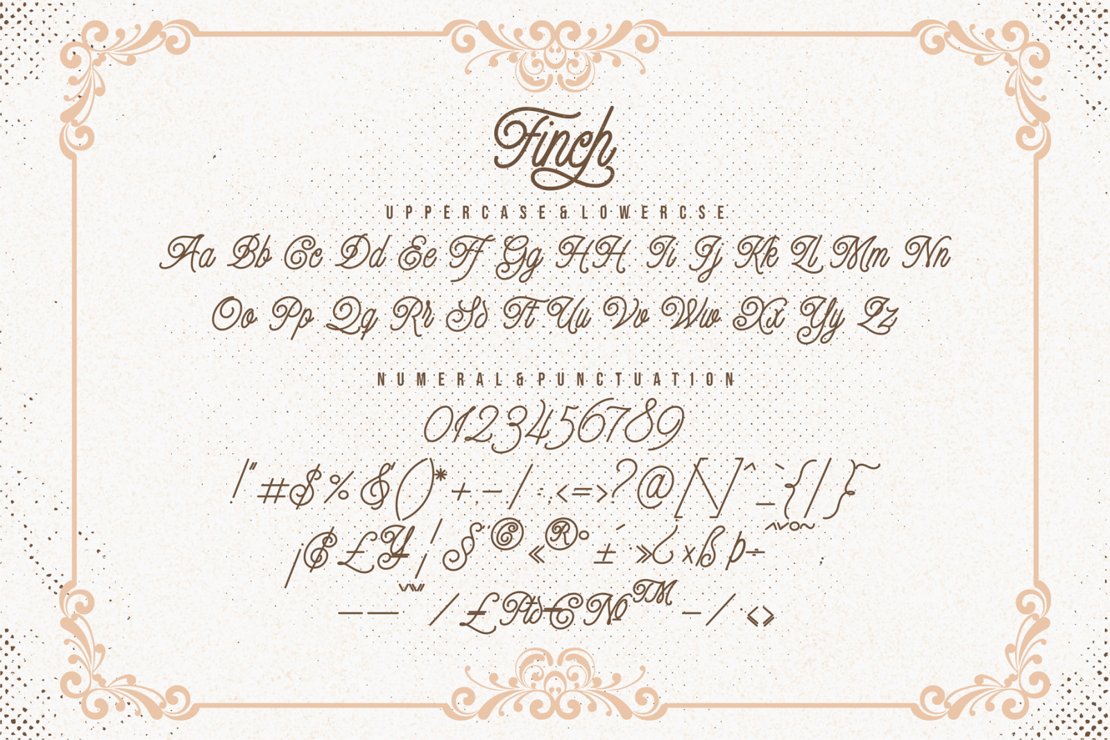 Finch - Monoline Script Font Finch - Monoline Script Font
