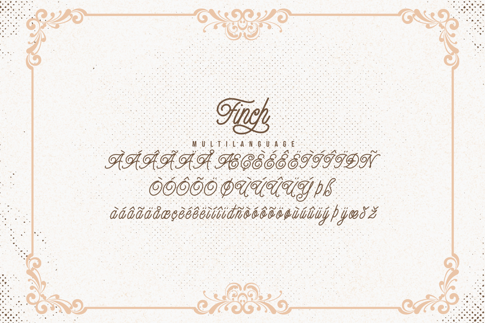 Finch - Monoline Script Font