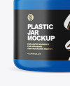 Matte Plastic Jar Mockup