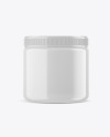 Glossy Plastic Jar Mockup