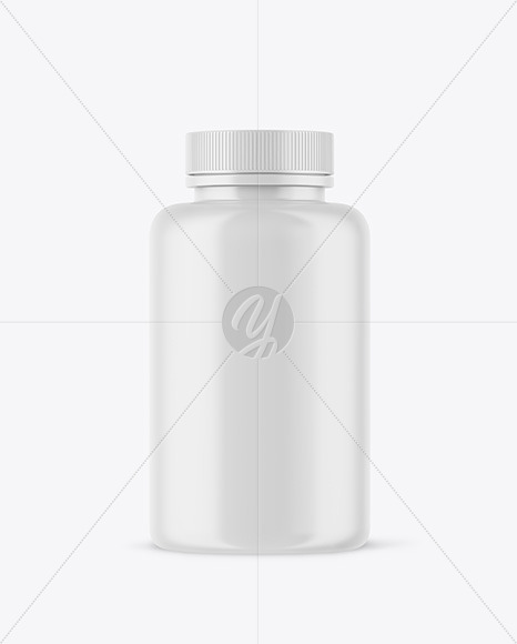 Matte Plastic Bottle Mockup