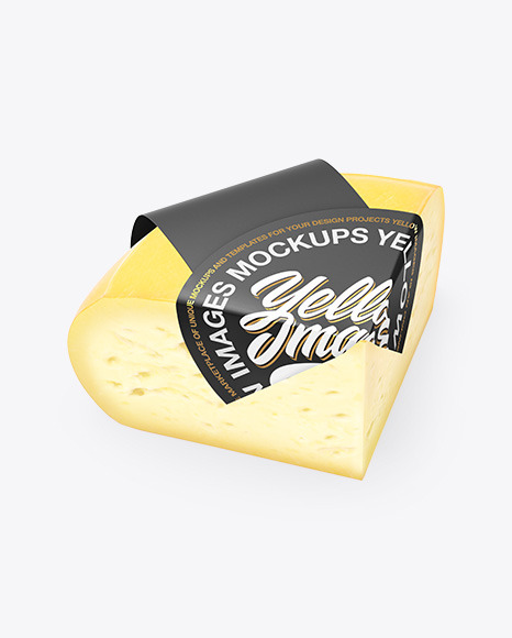 Quarter of Cheese Mockup